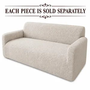 Full-Body Sofa Cover Set, Elastic Dustproof Protector, All-Seasons Pet-Friendly, Contemporary Style, Disposable, Universal Fit, Stretch Sofa Cover
