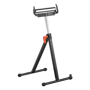 【Spotlight Day】Folding Roller Stand Max Load 250 lb Adjustable Height 27-43 in for Woodworking