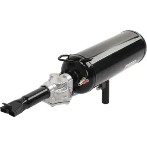 【Summervibes】TUFFIOM 2.1 Gallon Air Tire Bead Blaster Seater w/Pressure Gauge & Handle, Wheel Trigger Seating Tool Inflator Tank for Motorcycle ATV Car, 87-116PSI Operating Pressure, Black