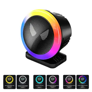 RGB Sound Activated LED Light Bar with Built-in Aroma Pad, Music Sync Ambient Lighting Strip with Audio Pickup, Full Color Reactive Display for Car, Desktop, DJ Setup, Party & Home Decor, Includes 1 Scent Pad, Classic Cologne , Fresh Ocean, presents