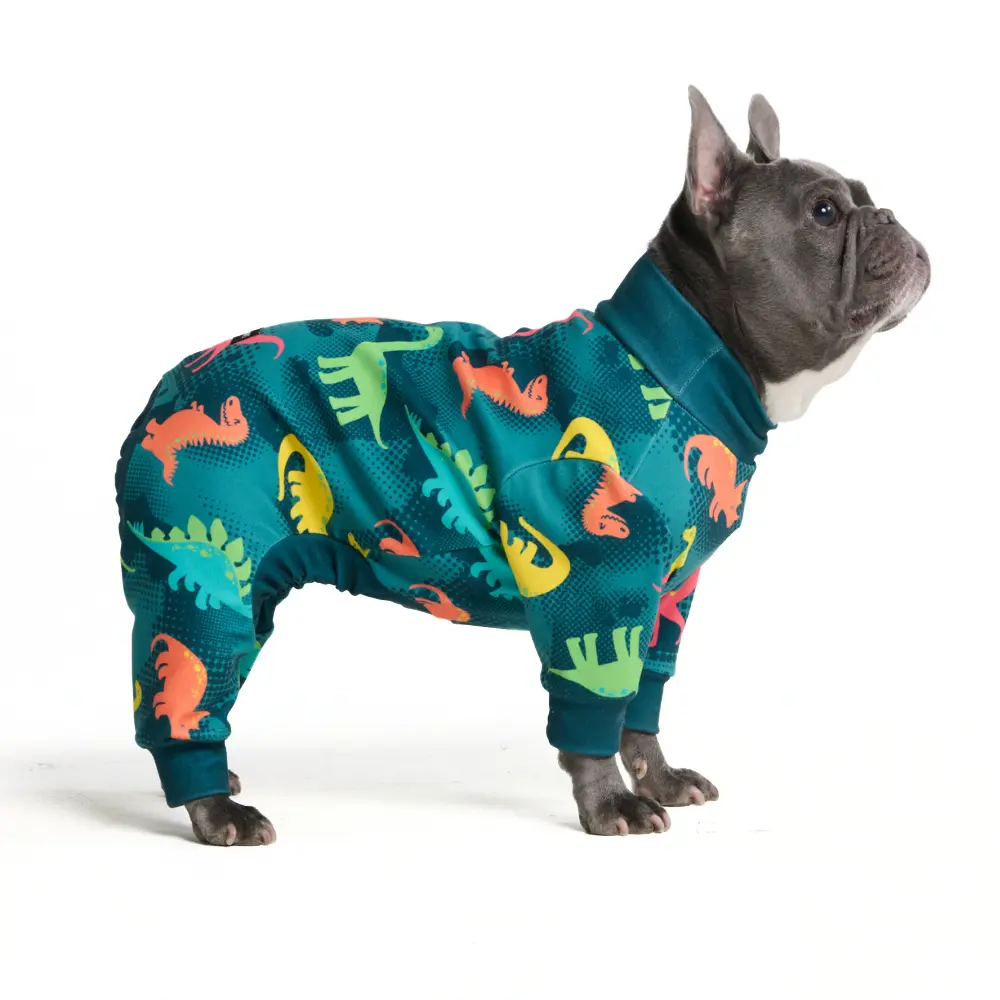 Spark Paws Dog Pajamas - Ultra-Soft and 4-Way Stretch, Recovery-Suit PJ Onesie for Small, Medium and Large Breeds