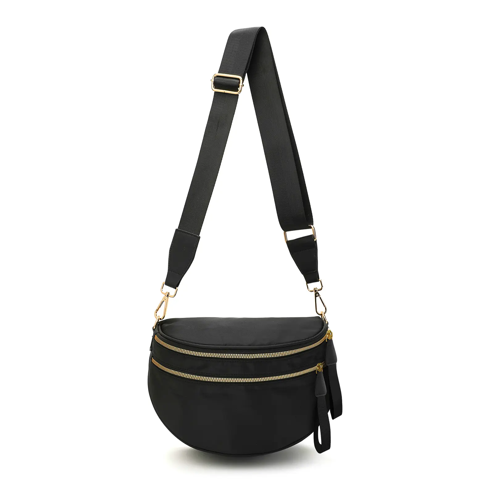 【Limited-Time Sale】Black and White Checkered Nylon Bum Bag Plus Size Friendly Fanny Pack - Spacious Design for Essentials -  great gift belt bags crossbody