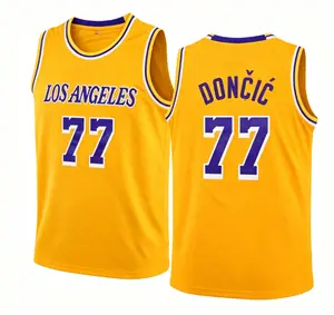 Embroidered Men'S Basketball Jersey - Round Neck Mesh Sports Tank Top, Fully Digitally Breathable Design, Suitable for Games, Everyday Wear, And Parties, Athletic Wear, Vibrant Sports Clothing QH