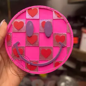 Valentines car freshie smiley