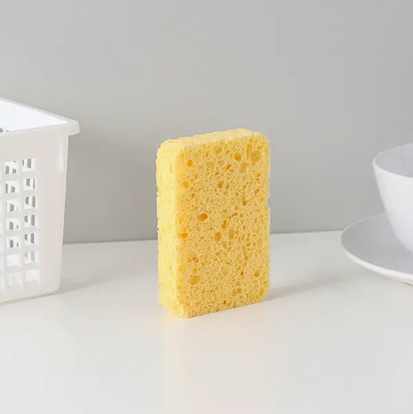 Biodegradable Cellulose Kitchen Sponge Eco-friendly Wood Pulp Dish Sponge Super Absorbent Reusable Soft Cleaning Scrub Sponge