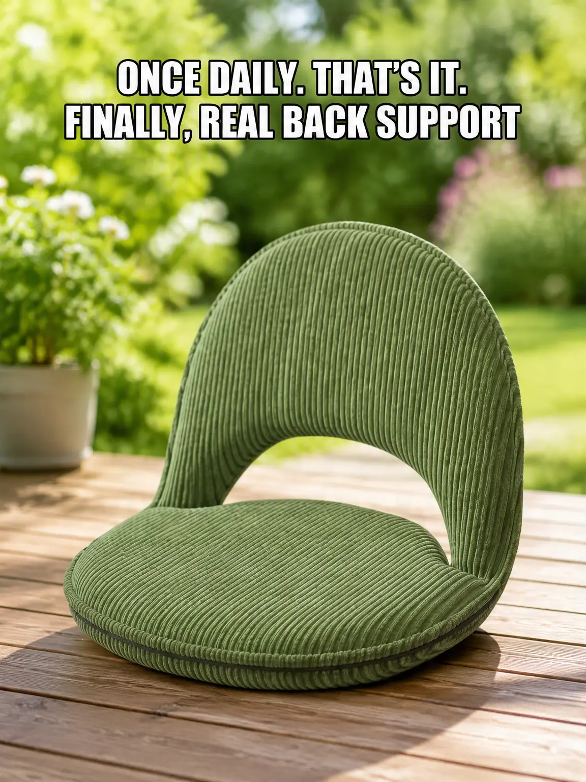 Meditation Chair,Adjustable Floor Chair with Back Support,Padded Floor Seat for Posture Support and Comfort,Portable Folds Flat for Storage,Indoor/Outdoor Use(J)