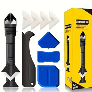 Multi-functional Silicone Edge Trimmer - Silicone Glue Adhesive Tool, Caulking Tool, Metal Glue Scraper for Home Supplies