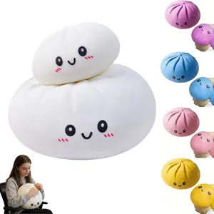 New Giant Glitter Rainbow Dumpling Squishy | Ultra Soft Slow Rebound Fidget Toy, Anxiety Relief Decompression Gift for Kids & Adults