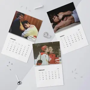 HEATED RIVALRY 2026 Calendar  - Connor Storrie and Hudson Williams 2026 Calendar | Wall 2026 Calendar