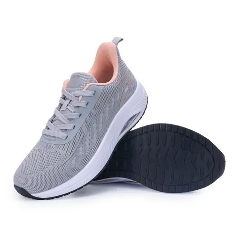 AOV Women's Arch Support Cushioning Air Sneakers - Closed Toe, Slightly Wider, Breathable, Lightweight Women's Shoes, All-Seasons Gym Training Shoes for Casual Wear & Outdoor Walks