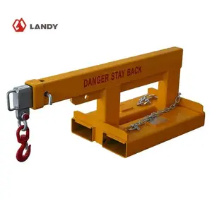 Forklift Short Mobile Crane Lifting Hoist Jib Boom 5500lb Capacity