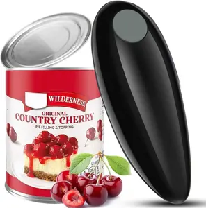 Cooks Professional Electric Can Opener, Automatic Can Openers for Seniors, Arthritic Patients A Great Kitchen Gadget,Hands Free Operation Can Openers, One Touch Design (BLACK)