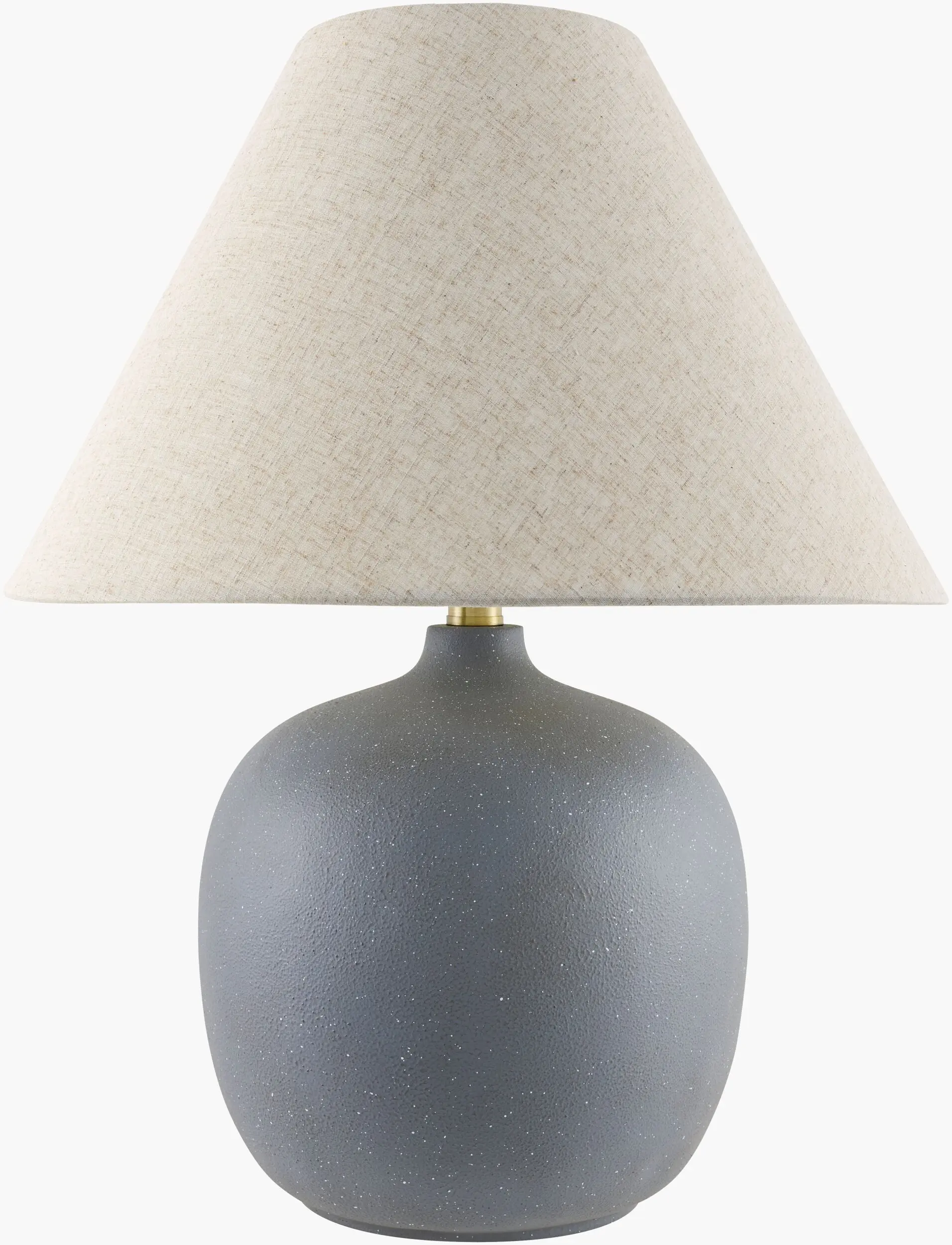Beige Traditional Ambiance Table Lamp with Linen Details, Decoration Lamp for Bedside, Console Tables - Indoor Lighting Fixture