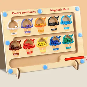 GISGFIM Magnetic Color & Number study board -  Color Matching Learning Counting Board Gift for Boys Girls students