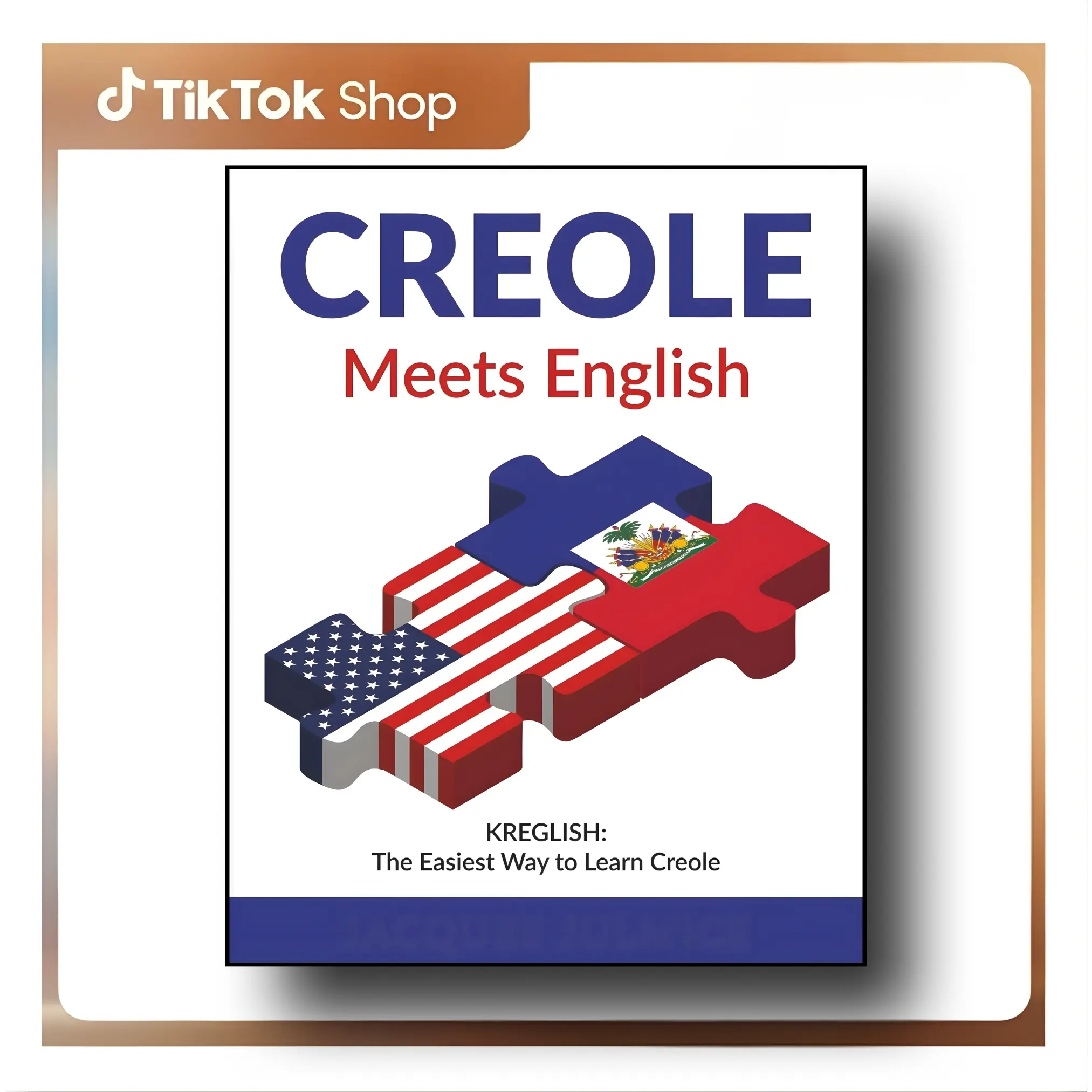 Kreglish Haitian Creole-English Learning Paperback for Parents - 300 Pages, Visual Tools, Vocabulary Builder, Tutorial (Publish Date 9/17/2019) - Learn Creole Quickly Resource for Language Education