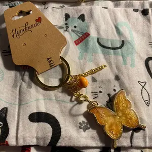Butterfly keychain