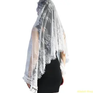 Lace Veil, Spanish Catholic Chapel Head Covering for Bridal Wedding Use, Bridal Veil