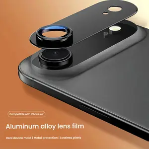 Apple iPhone 17 Air Camera Lens Protector Case, HD Tempered Glass, Durable Metal Frame, Scratch-Resistant Cover, Phone Accessories