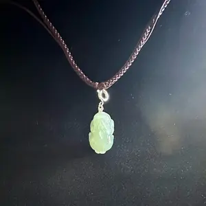 Pixiu Jade Pendant - Mythical Animal Design with Money and Wards of Evil Attributes