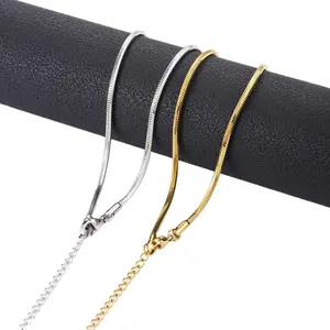 Stainless steel snake bone design chain necklace, party fashion jewelry, daily clothing decoration, fashionable and exquisite birthday gift，men's accessories，accessories for women