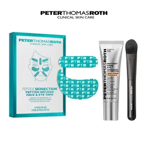 Peptide Skinjection Peptide Infused Face + Eye Tape & Instant FirmX Easy Wear Temporary Eye Tightener (20ml)