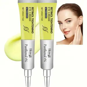 Retinol Eye Cream, hydrates and moisturizes to firm the eye area, fades fine lines, with a lightweight, non-greasy texture, compact and portable, suitable for all skin tones