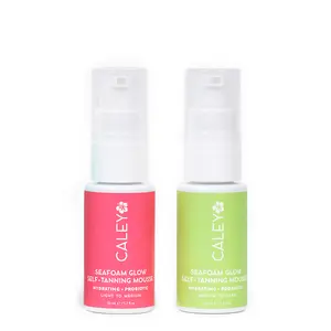 Travel-Size Seafoam Glow Natural Self-Tanning Mousse with Probiotics