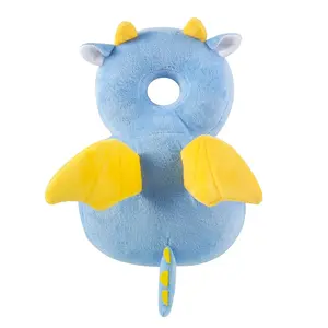 Baby Head Protection Backpack, Toddler Walking Head Protector, Adjustable Head Protector Pad Safety Cushion (Blue)