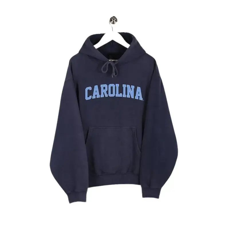 North Carolina Tarheels Center Swoosh Hoodie, 90's Carolina Hoodie, Comfort Cotton Shirt For Men For Women