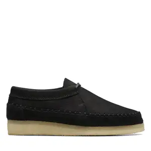 Clarks Weaver Tie 26172542 Womens Black Oxfords & Lace Ups Casual Shoes