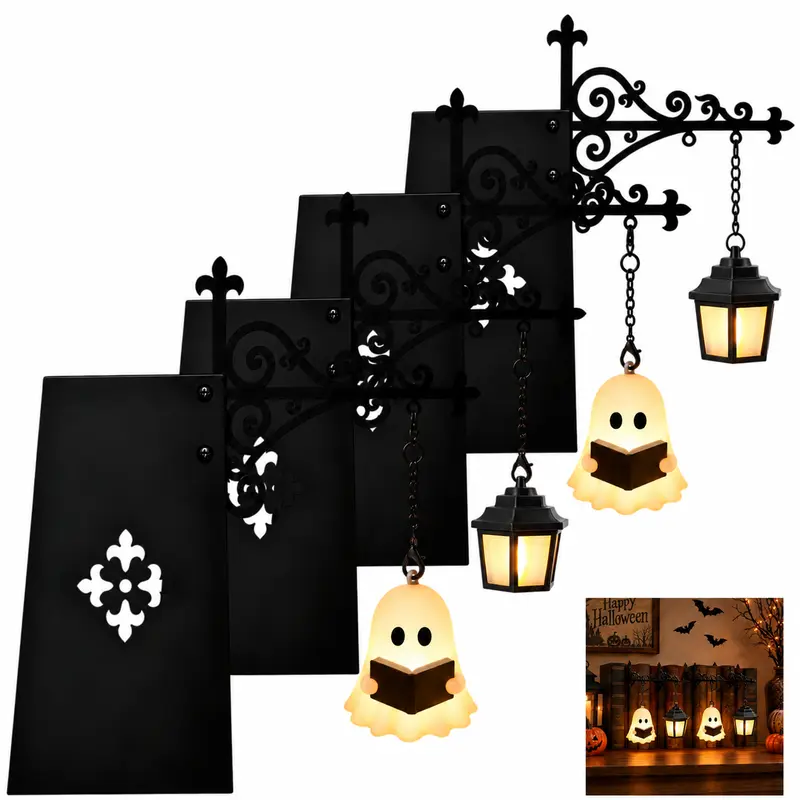 Battery-Operated Library Lantern - Fancy Illuminating Warm LED Decorative Atmosphere Lighting, Hanging/Desk/Bookshelf-Shelves Fit Home Decor for 12+ Reading Nooks, Book Nook Magic