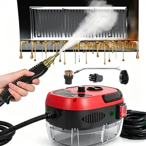 2500W Handheld Steam Cleaner with 6-Level Pressure – Blasts away grease, grime, and bacteria without chemicals. 40.6oz tank tackles cars, floors, furniture, tile grout, and walls – deep cleaning made simple
