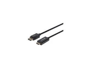 Manhattan 153195 4K @ 60 Hz DisplayPort to HDMI Cable (3-Foot)