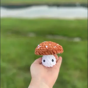 Stand-able mushroom plushies