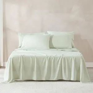 Lush Decor Verona Solid Sheet Set 4 or 6 Piece Set Twin/TwinXL/Full/Queen/King - Super Soft Bed Sheets - Traditional Decor