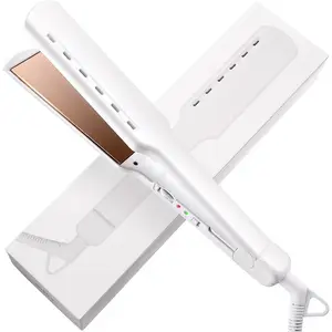 Nano Titanium Flat Iron| 1.75 Inch Wide Hair Straightener, Dual Voltage 100-240V, Adjustable Temperature Suitable for All Hair Type, Instant Heat Up