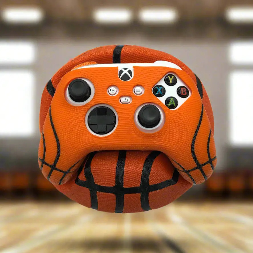 Basketball Gamer Set with Hard Skin and Stand for Ultimate Gaming Experience Controllers Durable Controller Case & Professional Grade Stand