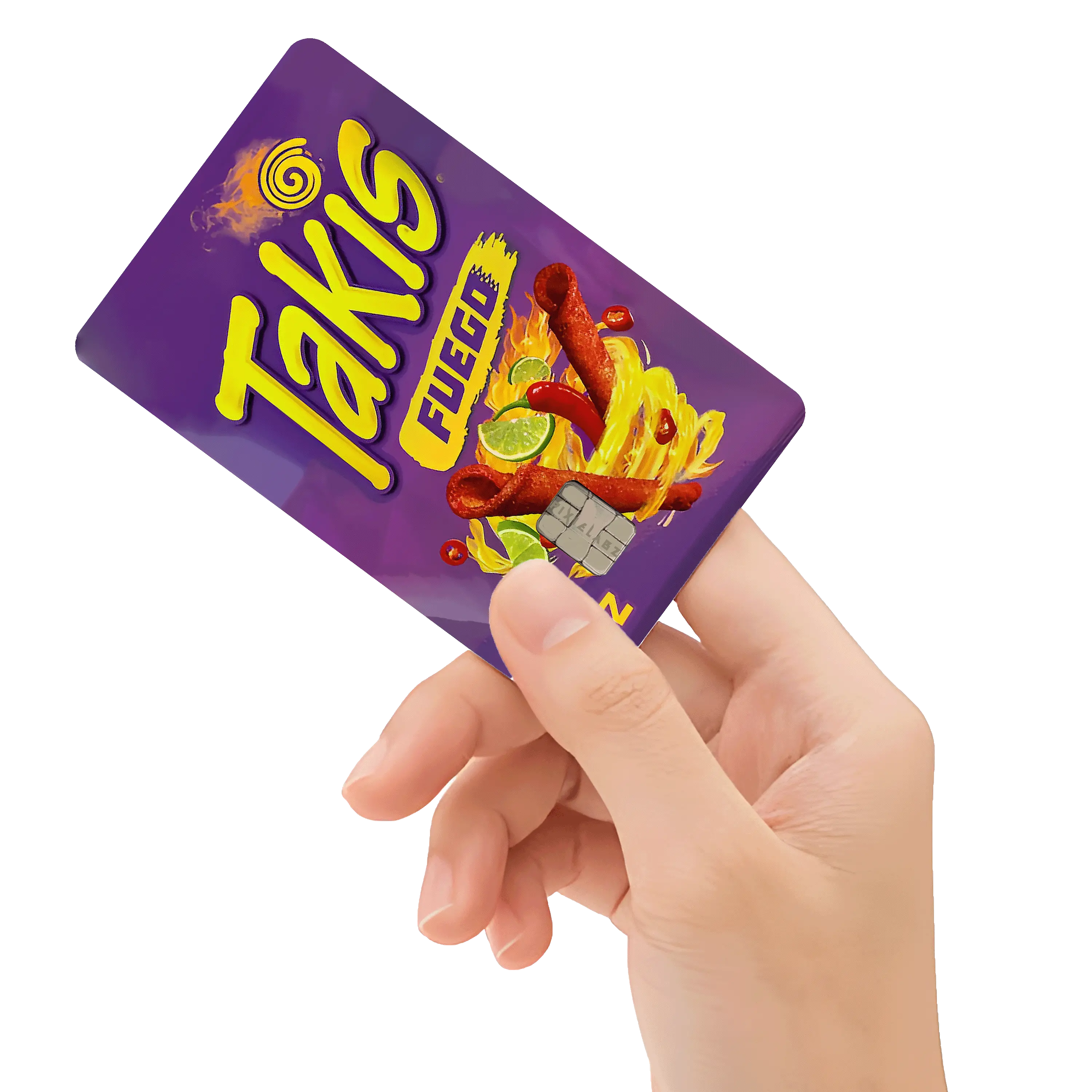 Takis Holographic Credit Card Decal