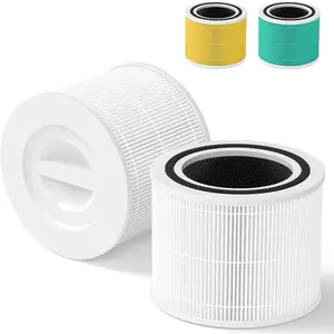 Core 300 replacement filter for levoit core 300 core 300p core 300s vortex air air purifier 3in1 h13 grade true hepa filter replacement  compare part no core 300rf white