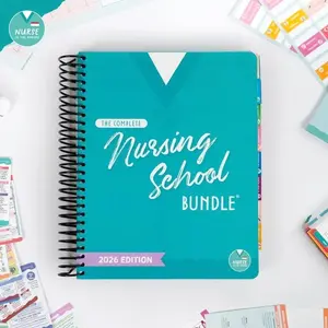 The Complete Nursing School Bundle | 2026 Edition | Spiral Bound