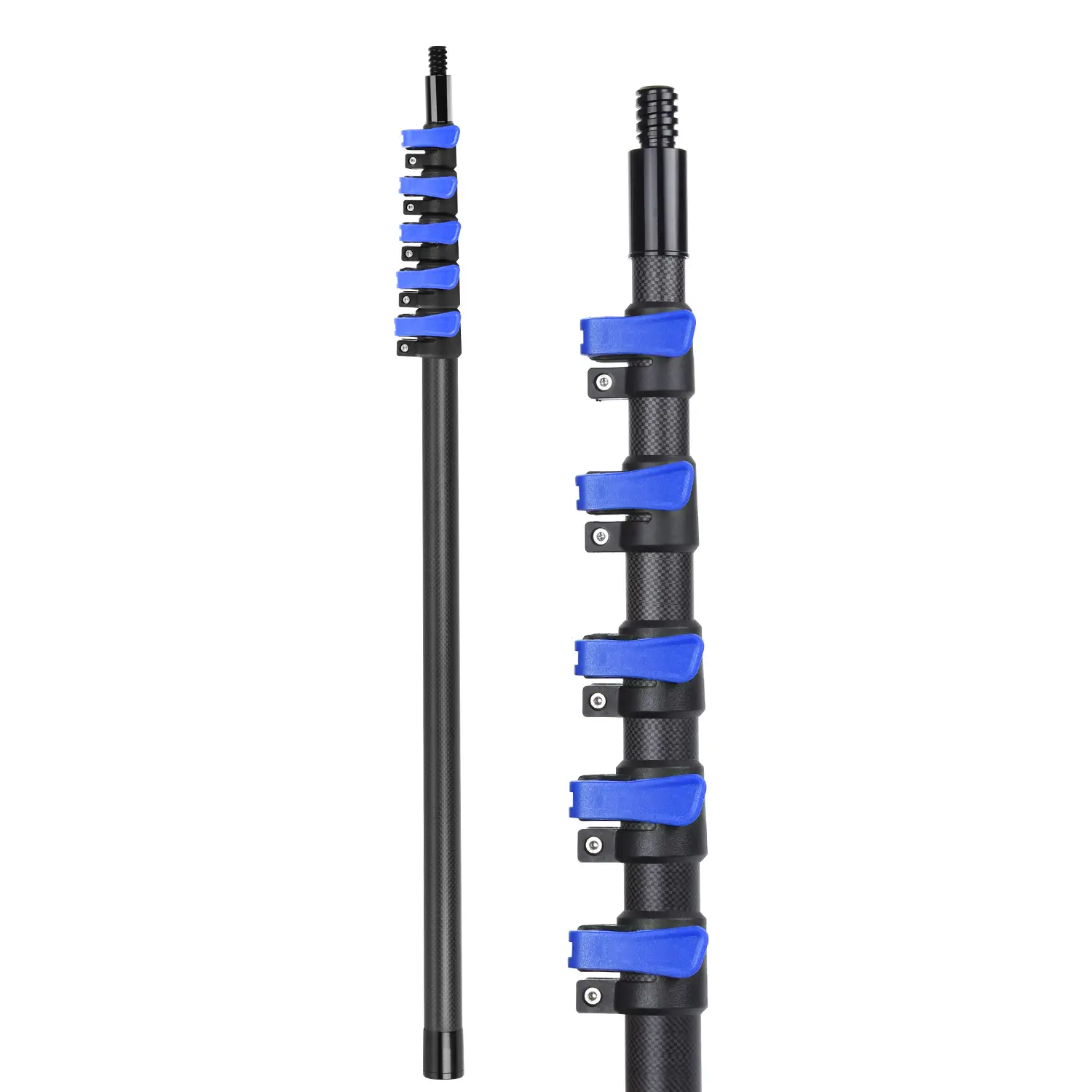 [Tiktokshopsummersale] D DOBEN Carbon Fiber Extension Pole for Cleaning Paint Roller 4.7-24FT Telescoping Paint Roller Extendable Pole Lightweight Sturdy Extension Poles with Universal Threaded Head Multi-Use Pole