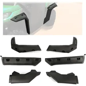 Fender Flares Compatible with 2016-2024 Can-Am Defender HD 5/ HD 7/ HD 8/ HD 10 MAX Replacement for 715006821 715002424 Front+Rear Mud Guards Splash Shield Guards