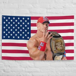 Tapestry John Cena Flag - You Can't See Me WWE Home decor Tapestry 60in*40in Tapestry