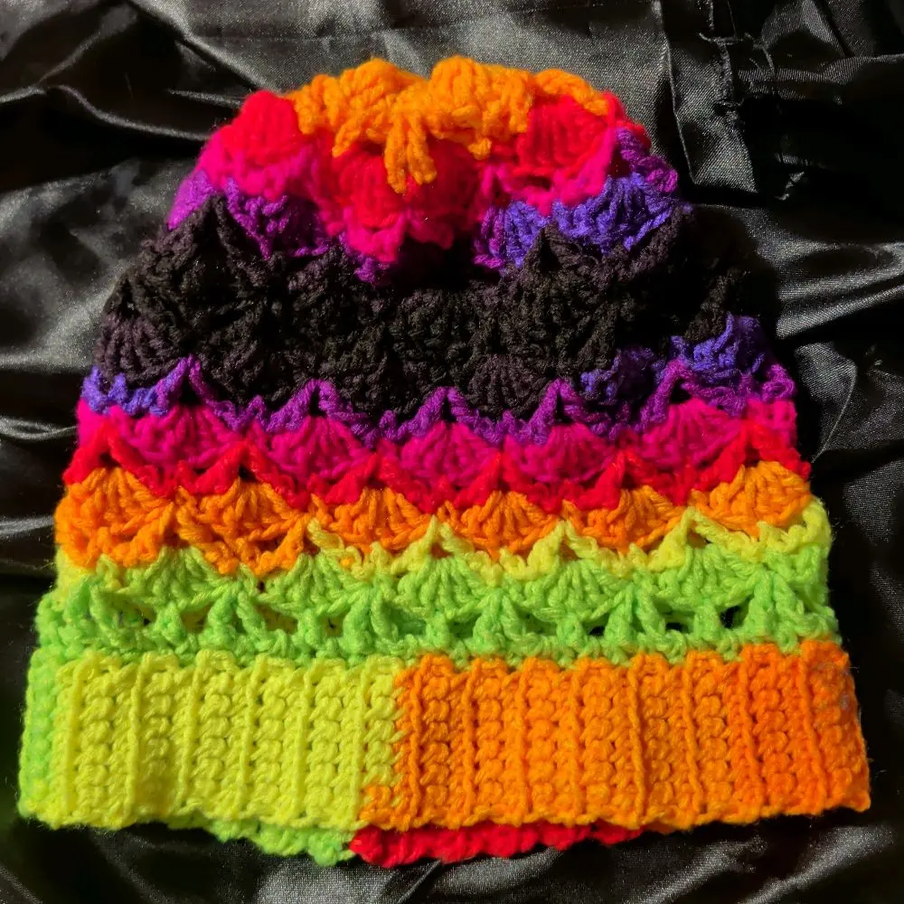 neon beanie