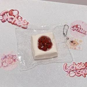 Squishy Toy Handmade Squishy Stress Relief Toys Creamy Squishy Toy Tabasquishy - Lychee Squishy