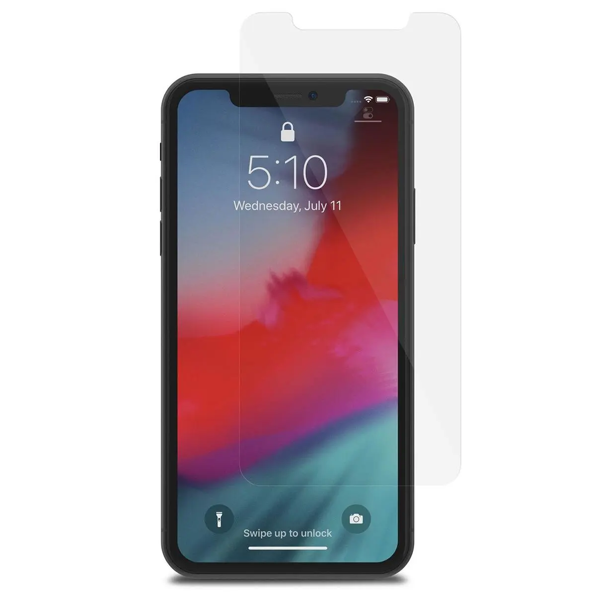 Moshi AirFoil Glass Screen Protector for iPhone XR, Clear