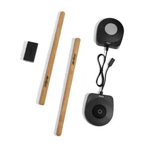 AeroBand PocketDrum2Max Electric Air Drum Sticks, Pedals, Bluetooth, USB MIDI Function, Electronic Drum Set for Adults, Kids, Professionals, Gift Percussion Instrument