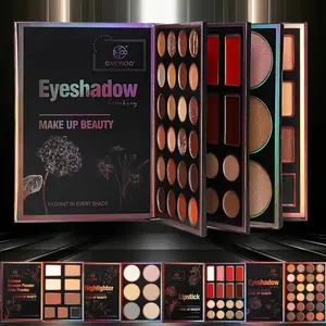 55 Color Makeup Palette Set, All-In-One Eyeshadow Highlighter Blush Lipstick, Waterproof Sweatproof, Ideal for Beginners & Professionals