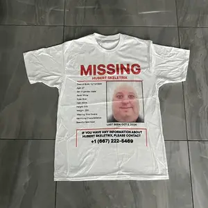 Missing Hubert Skeletrix T-shirt Underground Outfit Fans Gift Idea, Streetwear T-Shirt, Hip Hop Merch