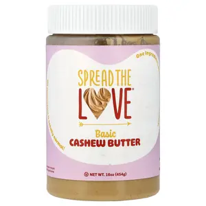 Spread The Love Cashew Butter, Basic , 16 oz (454 g)